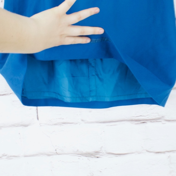 Vintage Pendleton Blue 100% Virgin Wool Fully Lined Pencil Skirt Size 12 - Picture 4 of 8